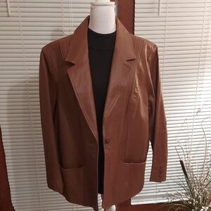 Denim&Co Classic Brown Blazer